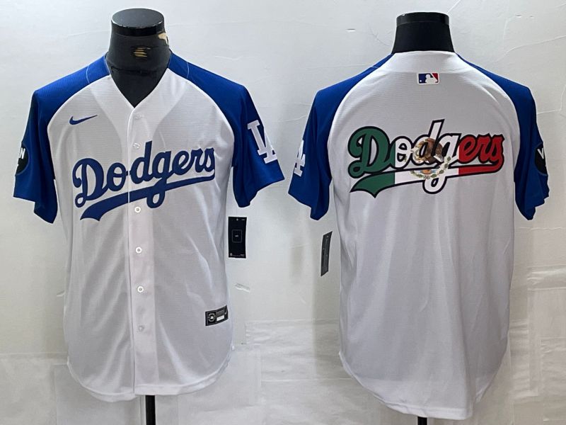 Men Los Angeles Dodgers Blank White Fashion Nike Game MLB Jersey style 11->->MLB Jersey